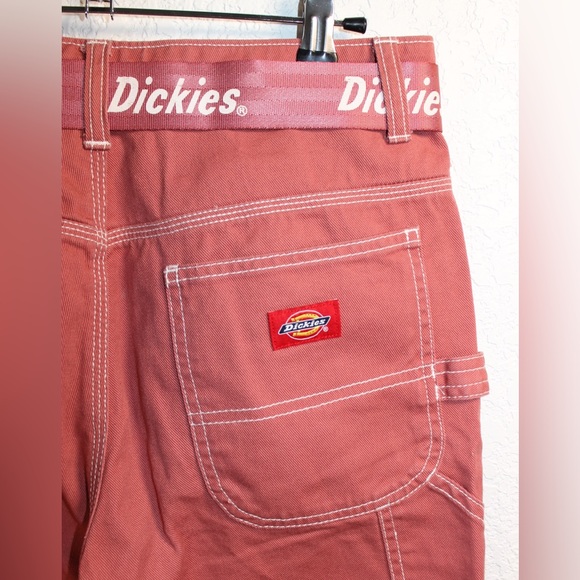 Dickies High Waisted Coral Carpenter Pant + Belt - Picture 5 of 10